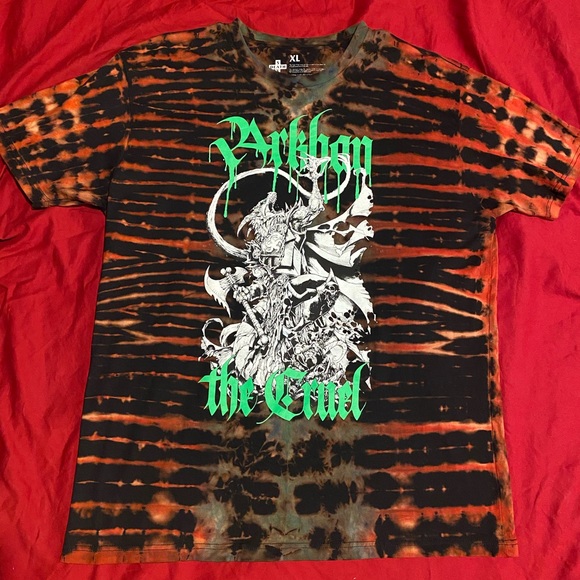 Death Saves Other - Arkhan the Cruel Death Saves Tie-Dye graphic tee